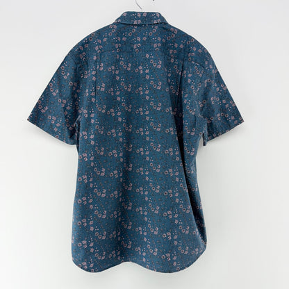 【美品】The shop TK 半袖シャツ ブルー Lサイズ【クリーニング発送】