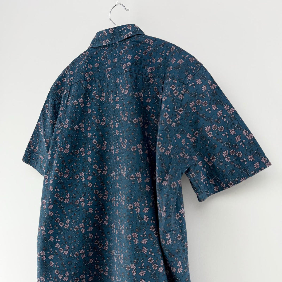【美品】The shop TK 半袖シャツ ブルー Lサイズ【クリーニング発送】