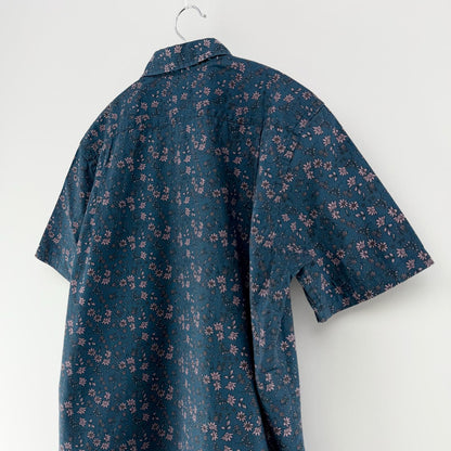 【美品】The shop TK 半袖シャツ ブルー Lサイズ【クリーニング発送】