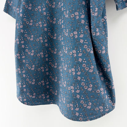 【美品】The shop TK 半袖シャツ ブルー Lサイズ【クリーニング発送】