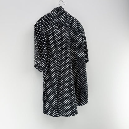 【美品】COMME CA ISM 半袖シャツ ブラック Fサイズ【クリーニング発送】