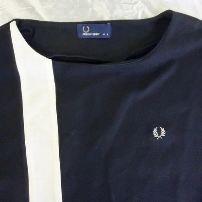 【美品】FRED PERRY ワンピース ブラック 8サイズ【クリーニング発送】