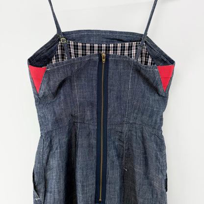 【美品】NEW YORKER ワンピース ネイビー 9ARサイズ【クリーニング発送】