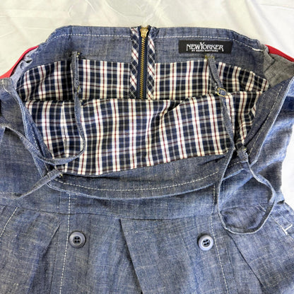 【美品】NEW YORKER ワンピース ネイビー 9ARサイズ【クリーニング発送】
