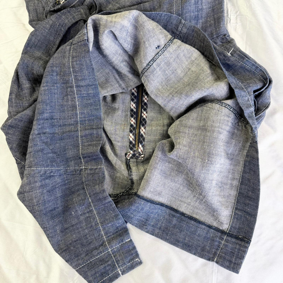 【美品】NEW YORKER ワンピース ネイビー 9ARサイズ【クリーニング発送】