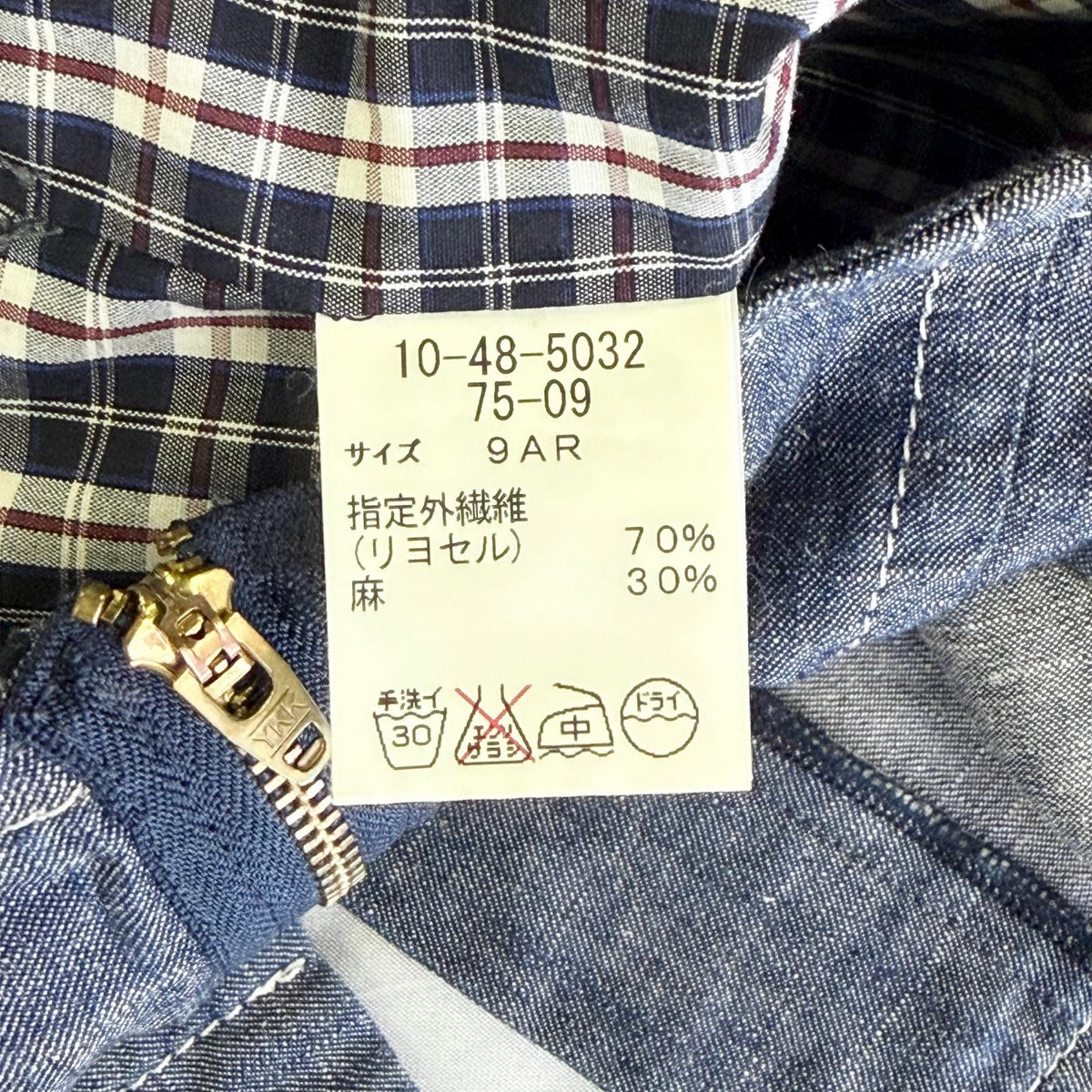 【美品】NEW YORKER ワンピース ネイビー 9ARサイズ【クリーニング発送】