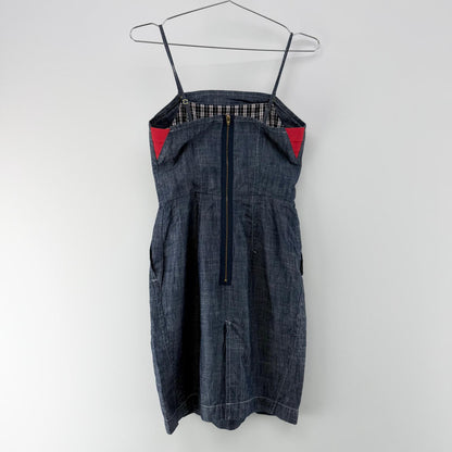 【美品】NEW YORKER ワンピース ネイビー 9ARサイズ【クリーニング発送】
