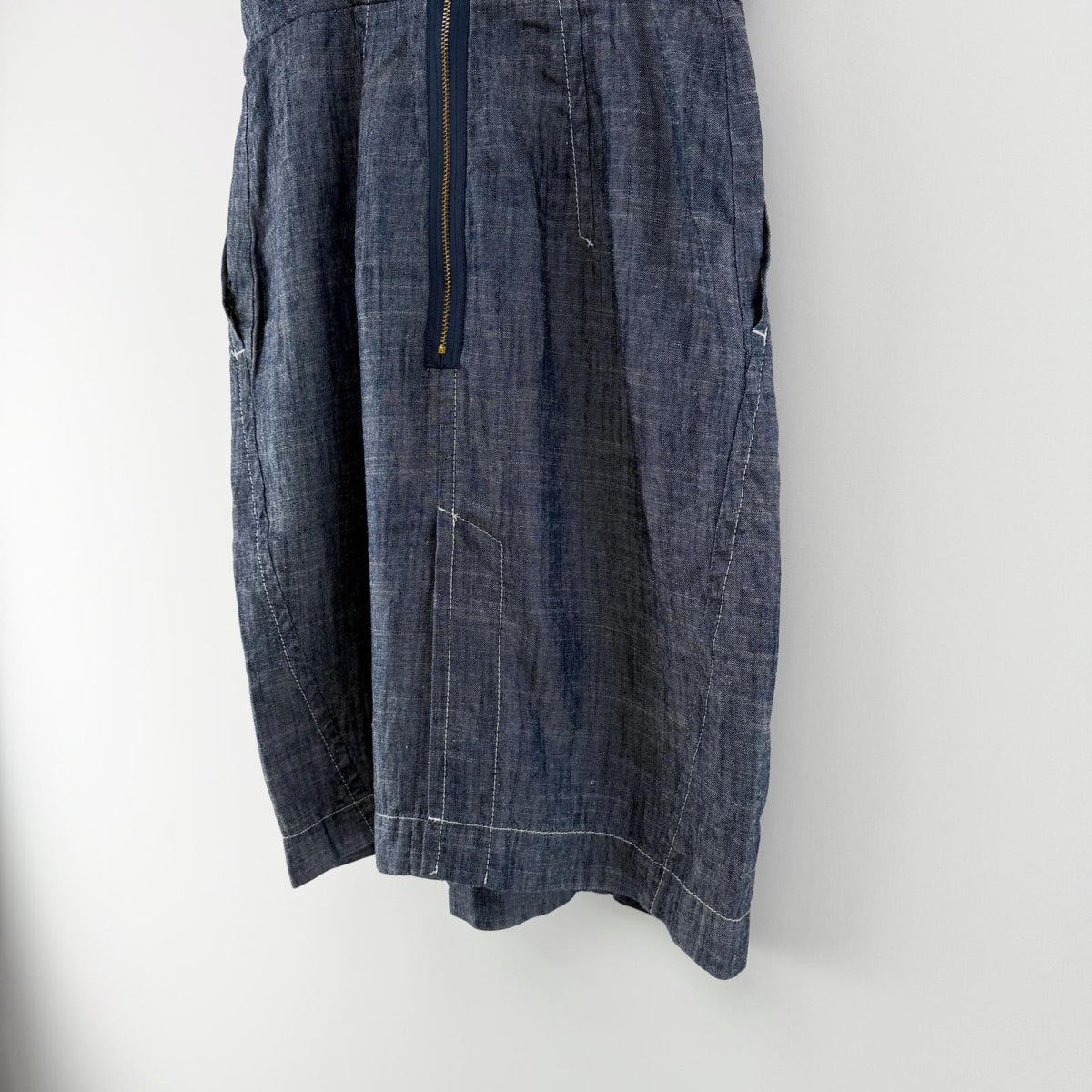 【美品】NEW YORKER ワンピース ネイビー 9ARサイズ【クリーニング発送】