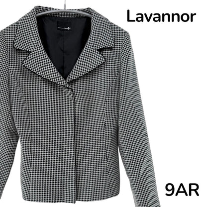 【美品】Lavannor テーラードジャケット ホワイト 9ARサイズ【クリーニング発送】