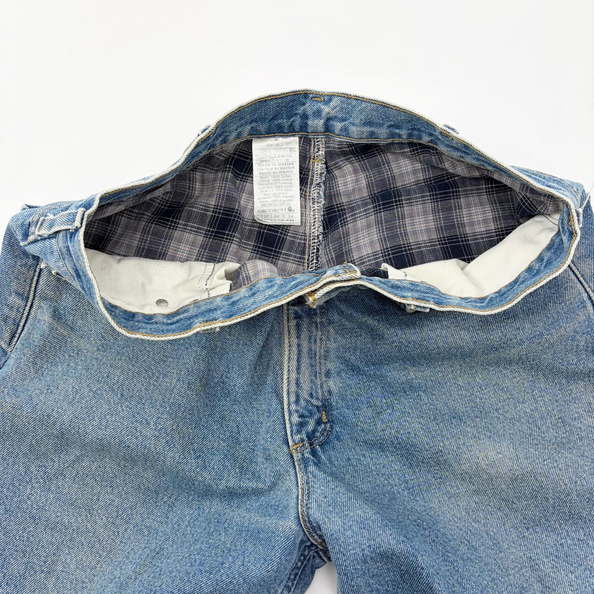 【美品】Carhartt デニム・ジーンズ インディゴ 34サイズ【クリーニング発送】