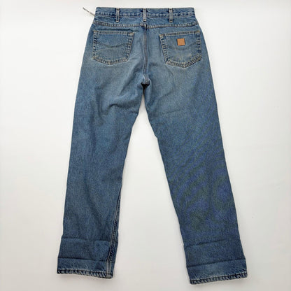 【美品】Carhartt デニム・ジーンズ インディゴ 34サイズ【クリーニング発送】