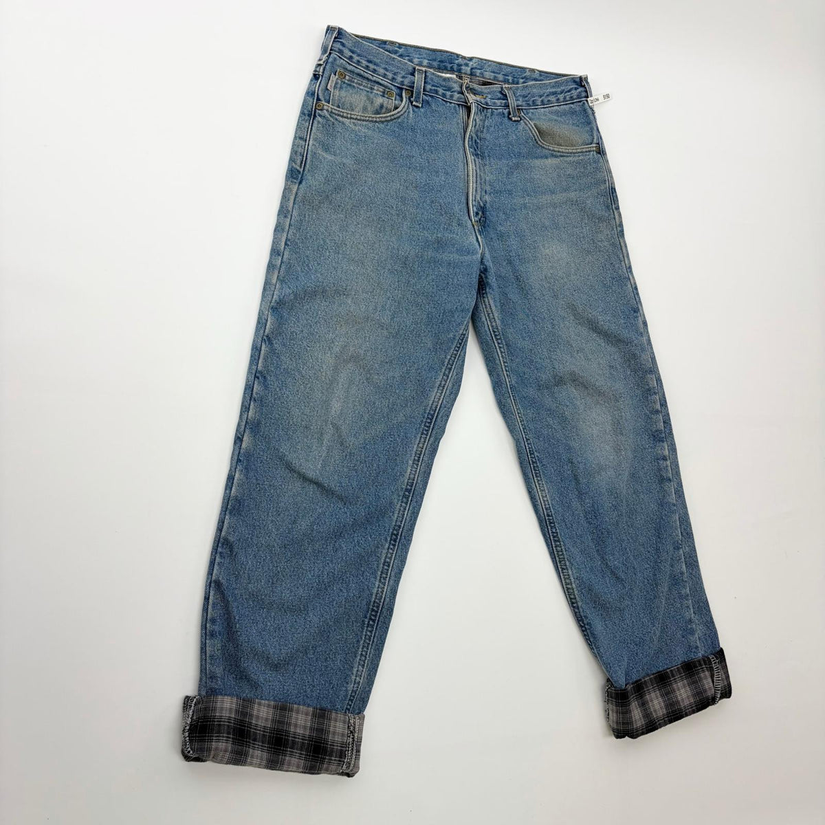 【美品】Carhartt デニム・ジーンズ インディゴ 34サイズ【クリーニング発送】