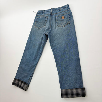 【美品】Carhartt デニム・ジーンズ インディゴ 34サイズ【クリーニング発送】