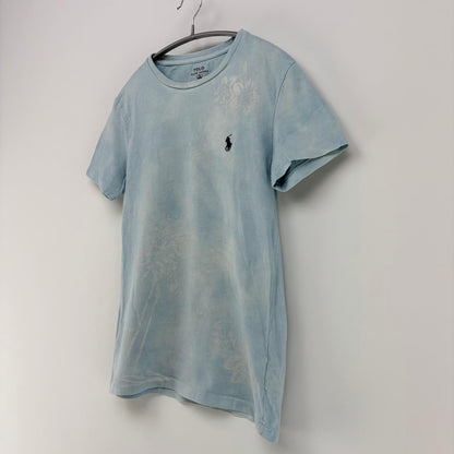 【美品】POLO RALPH LAUREN 半袖Tシャツ ブルー 青 XSサイズ【クリーニング発送】