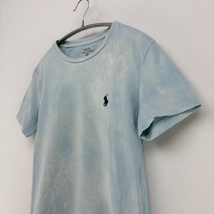【美品】POLO RALPH LAUREN 半袖Tシャツ ブルー 青 XSサイズ【クリーニング発送】