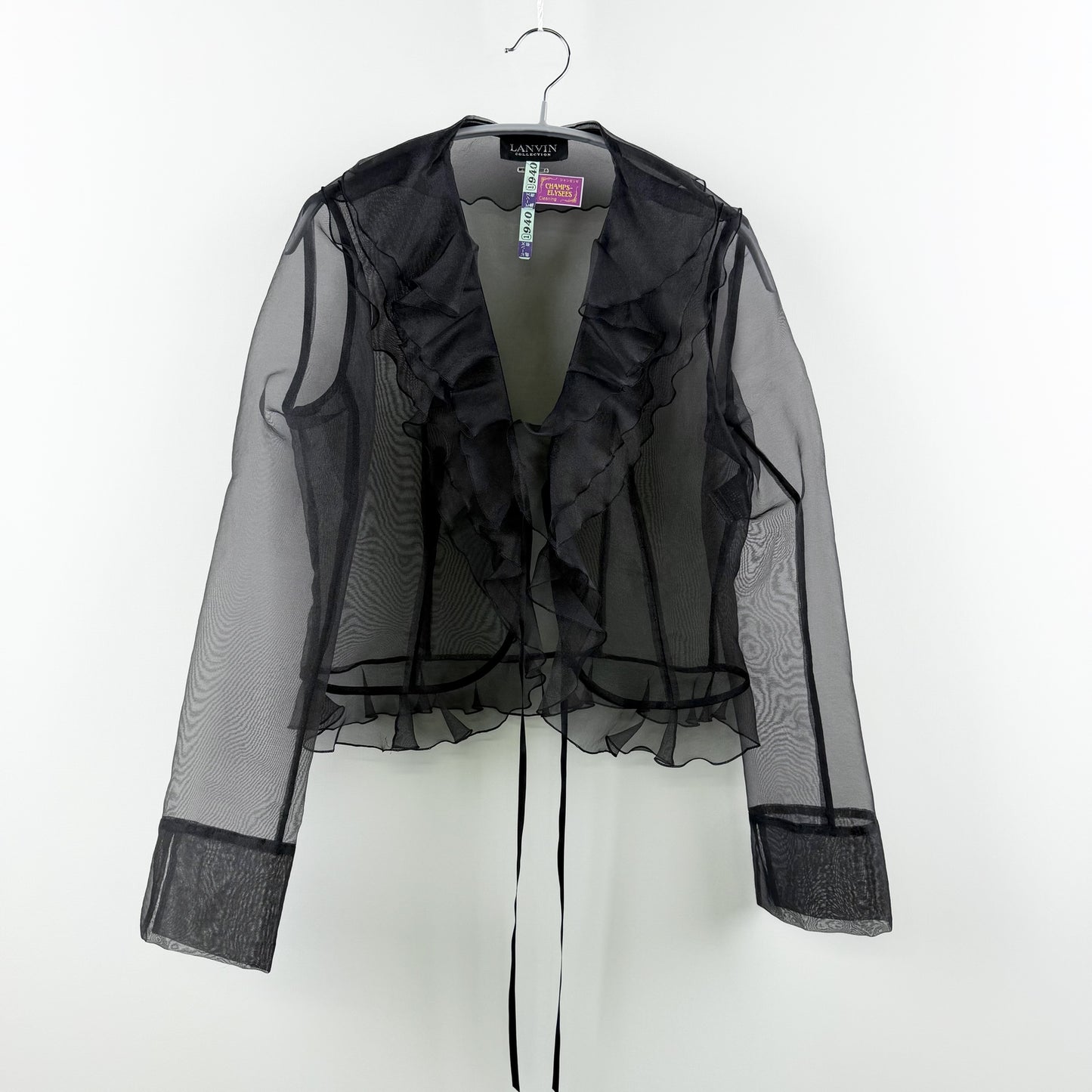 【美品】LANVIN ボレロ ブラック 38サイズ【クリーニング済】