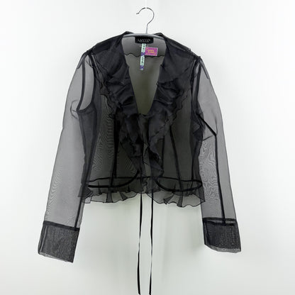 【美品】LANVIN ボレロ ブラック 38サイズ【クリーニング済】