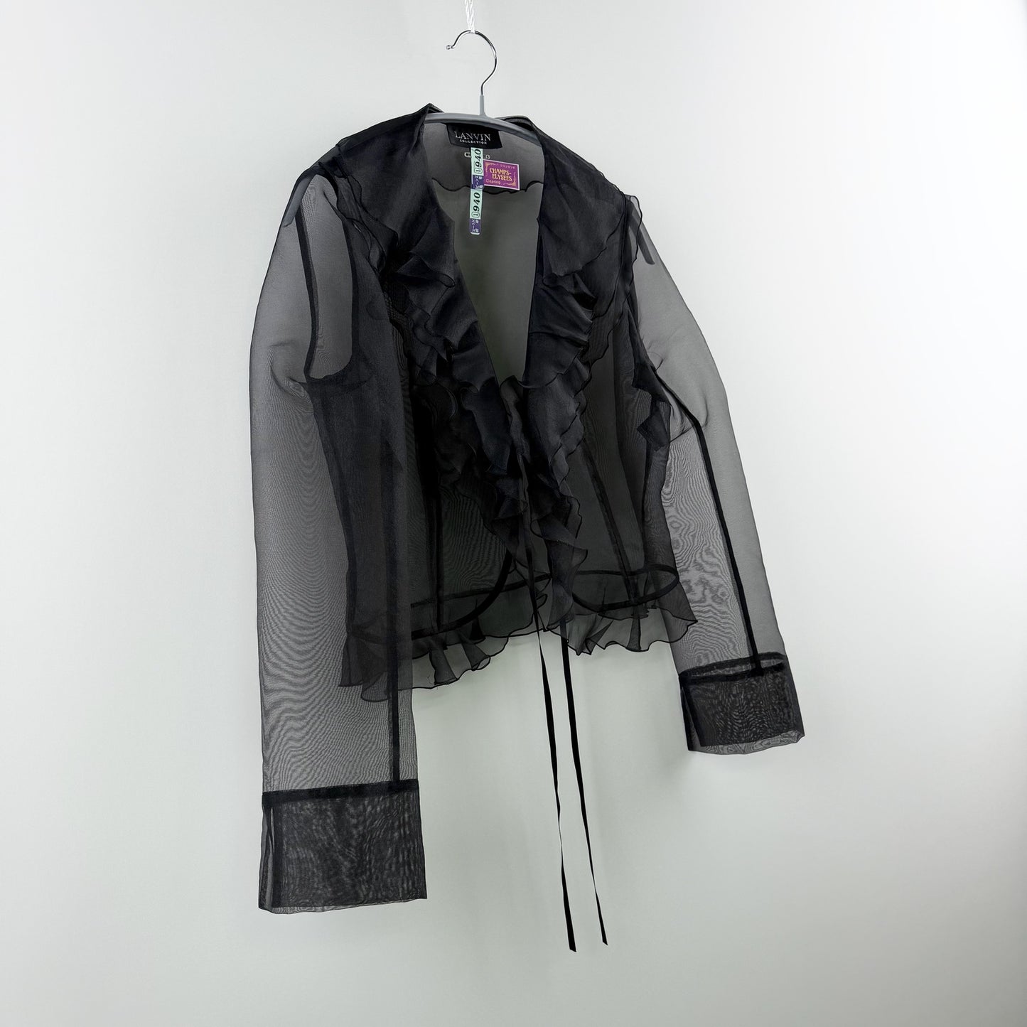 【美品】LANVIN ボレロ ブラック 38サイズ【クリーニング済】