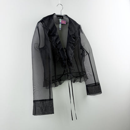 【美品】LANVIN ボレロ ブラック 38サイズ【クリーニング済】