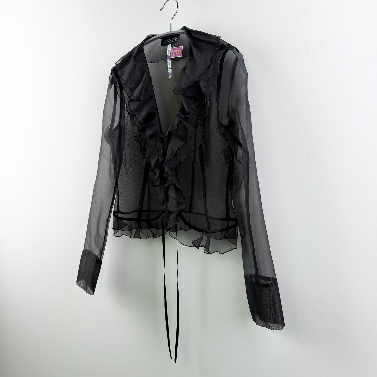 【美品】LANVIN ボレロ ブラック 38サイズ【クリーニング済】