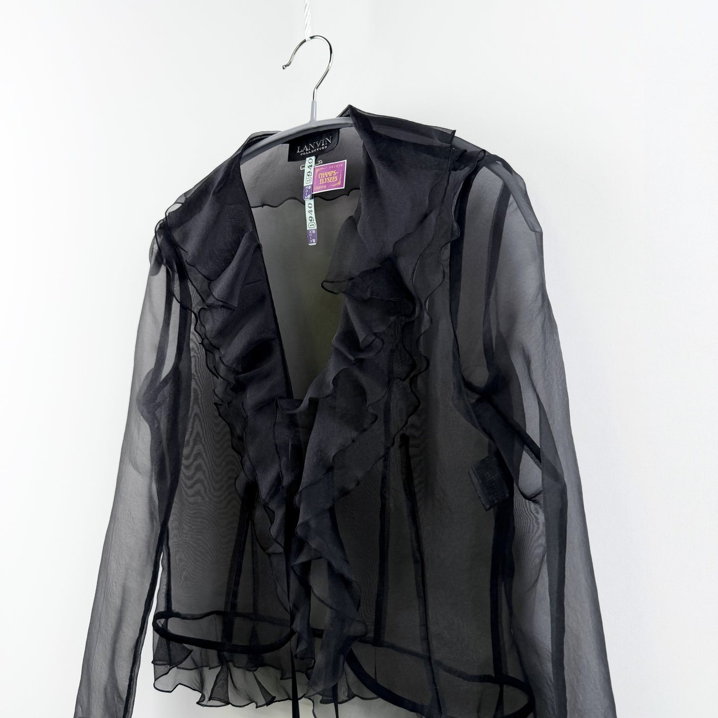 【美品】LANVIN ボレロ ブラック 38サイズ【クリーニング済】