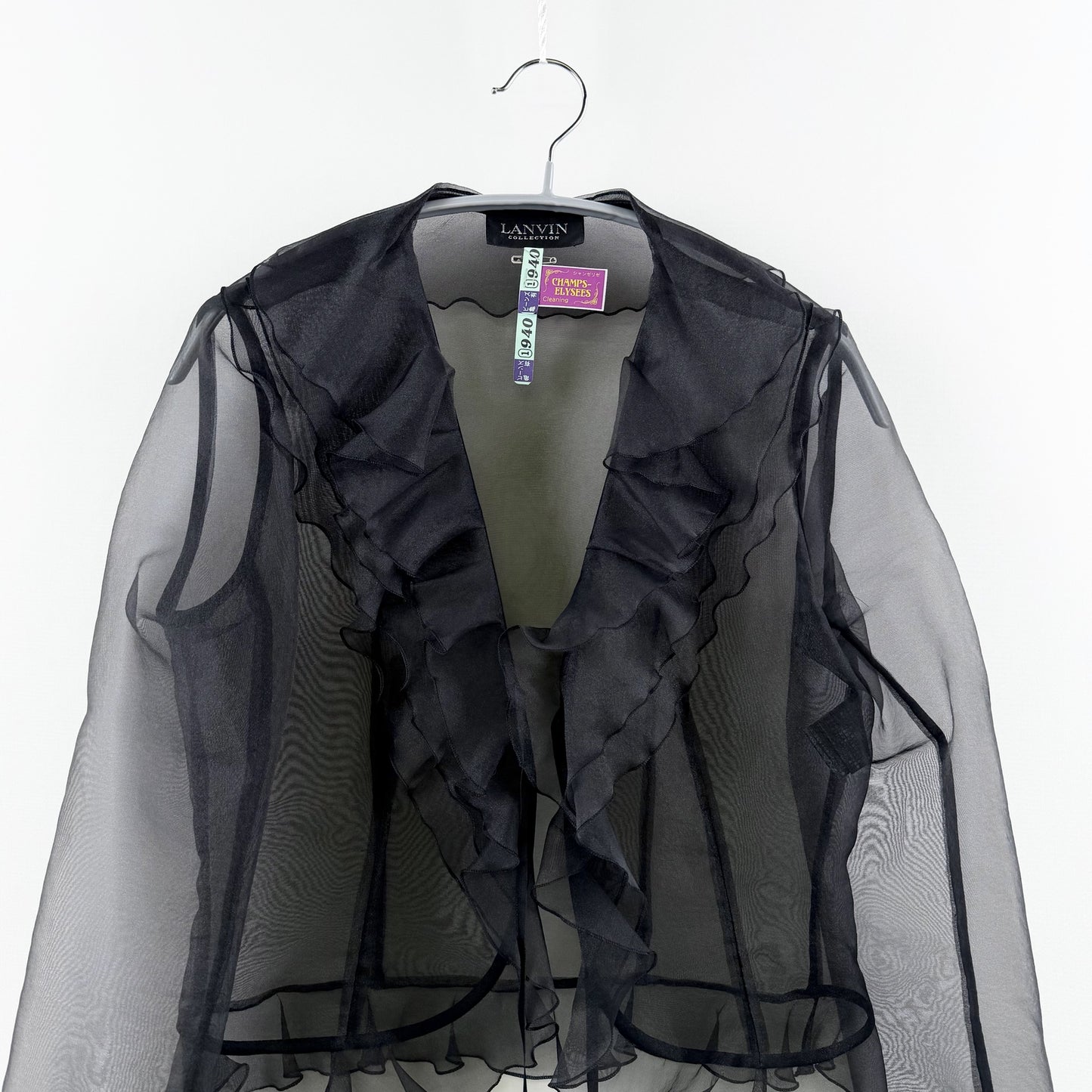 【美品】LANVIN ボレロ ブラック 38サイズ【クリーニング済】