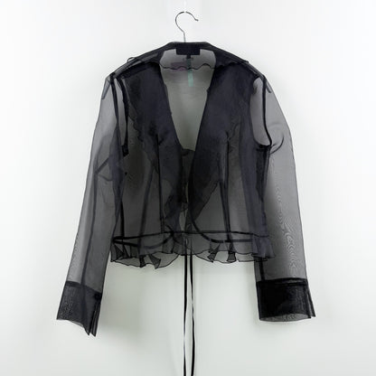 【美品】LANVIN ボレロ ブラック 38サイズ【クリーニング済】