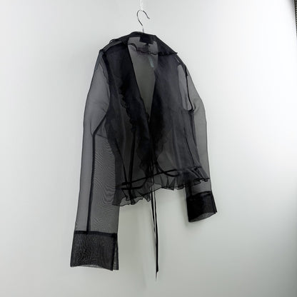 【美品】LANVIN ボレロ ブラック 38サイズ【クリーニング済】