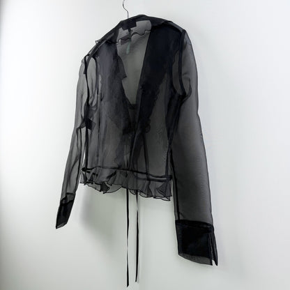 【美品】LANVIN ボレロ ブラック 38サイズ【クリーニング済】
