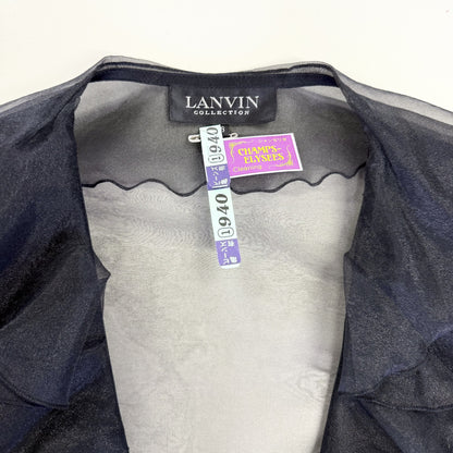 【美品】LANVIN ボレロ ブラック 38サイズ【クリーニング済】