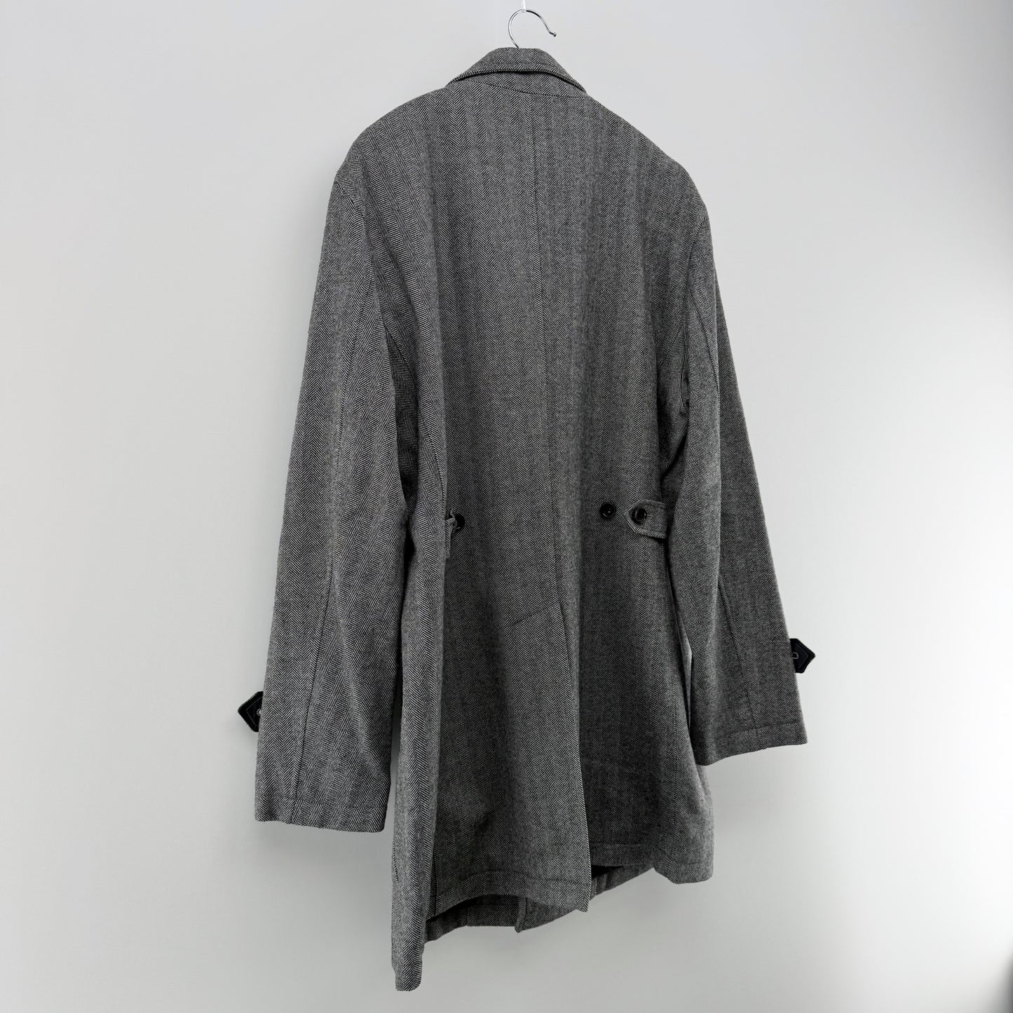【美品】Biscorse チェスターコート グレー LLサイズ【クリーニング発送】