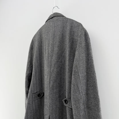 【美品】Biscorse チェスターコート グレー LLサイズ【クリーニング発送】
