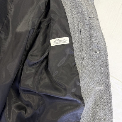 【美品】Biscorse チェスターコート グレー LLサイズ【クリーニング発送】