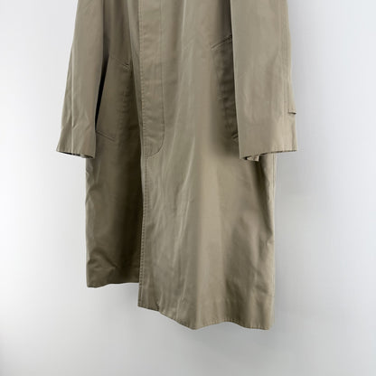 Aquascutum LONDON ステンカラーコート ベージュ【クリーニング発送】