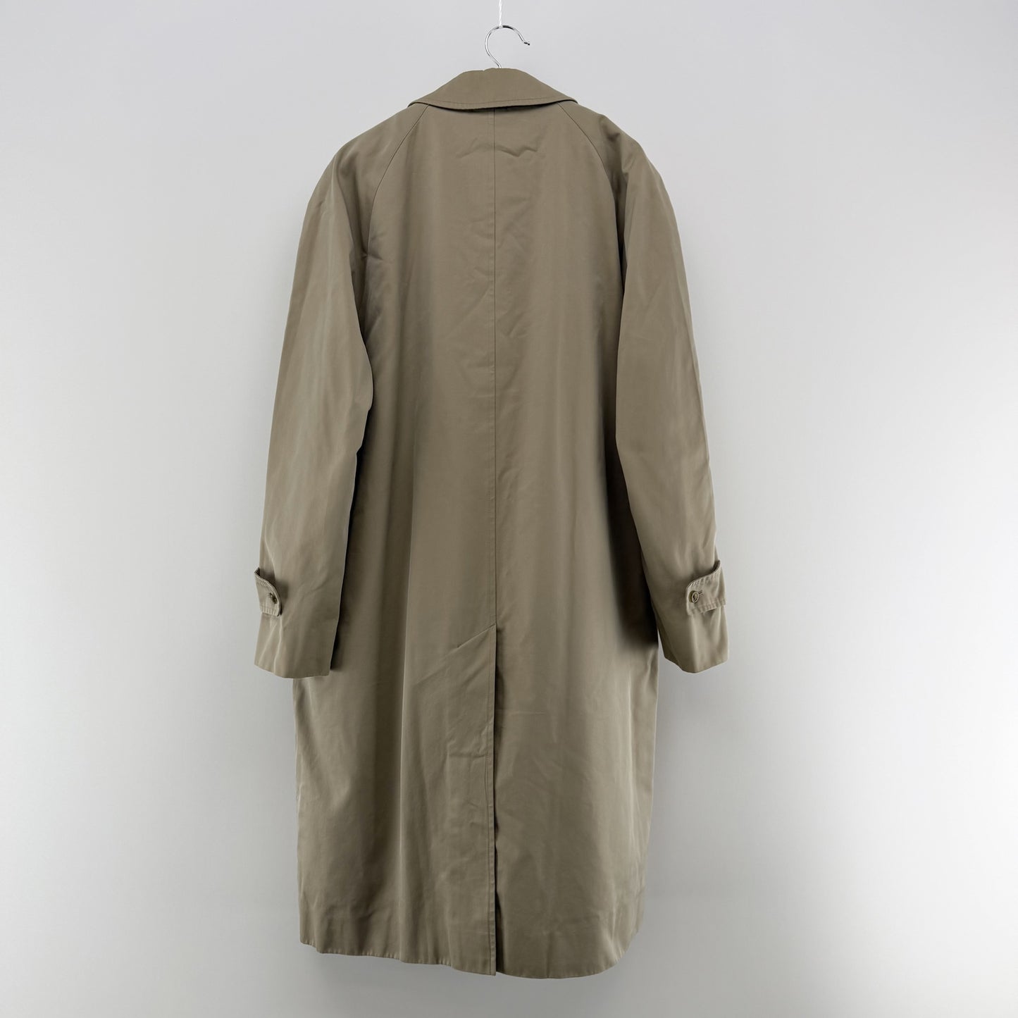 Aquascutum LONDON ステンカラーコート ベージュ【クリーニング発送】