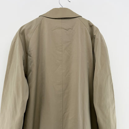 Aquascutum LONDON ステンカラーコート ベージュ【クリーニング発送】