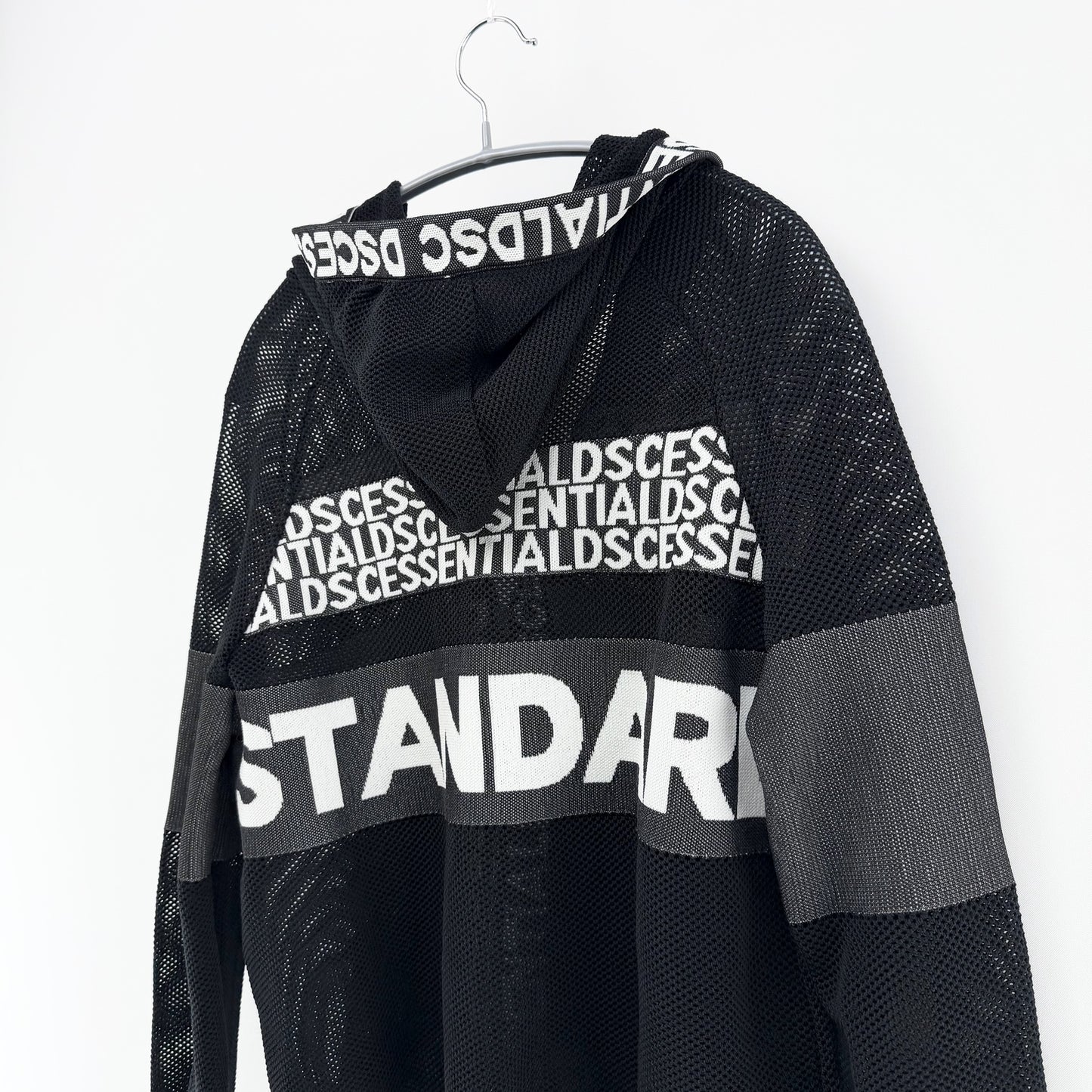 【美品】DOUBLE STANDARD CLOTHING パーカー ブラック Fサイズ【クリーニング発送】