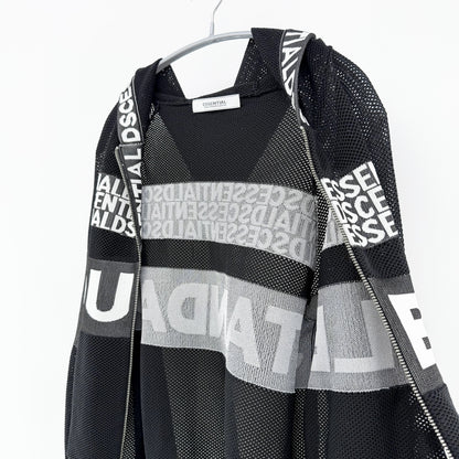 【美品】DOUBLE STANDARD CLOTHING パーカー ブラック Fサイズ【クリーニング発送】