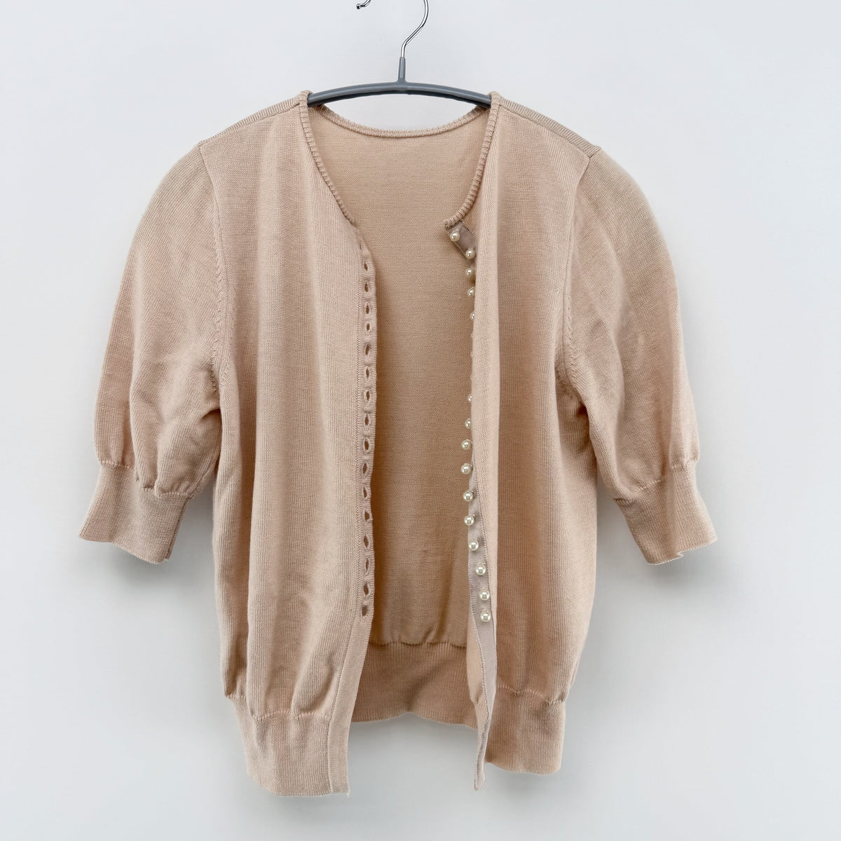 【美品】Ballsey カーディガン ベージュ Sサイズ【クリーニング発送】