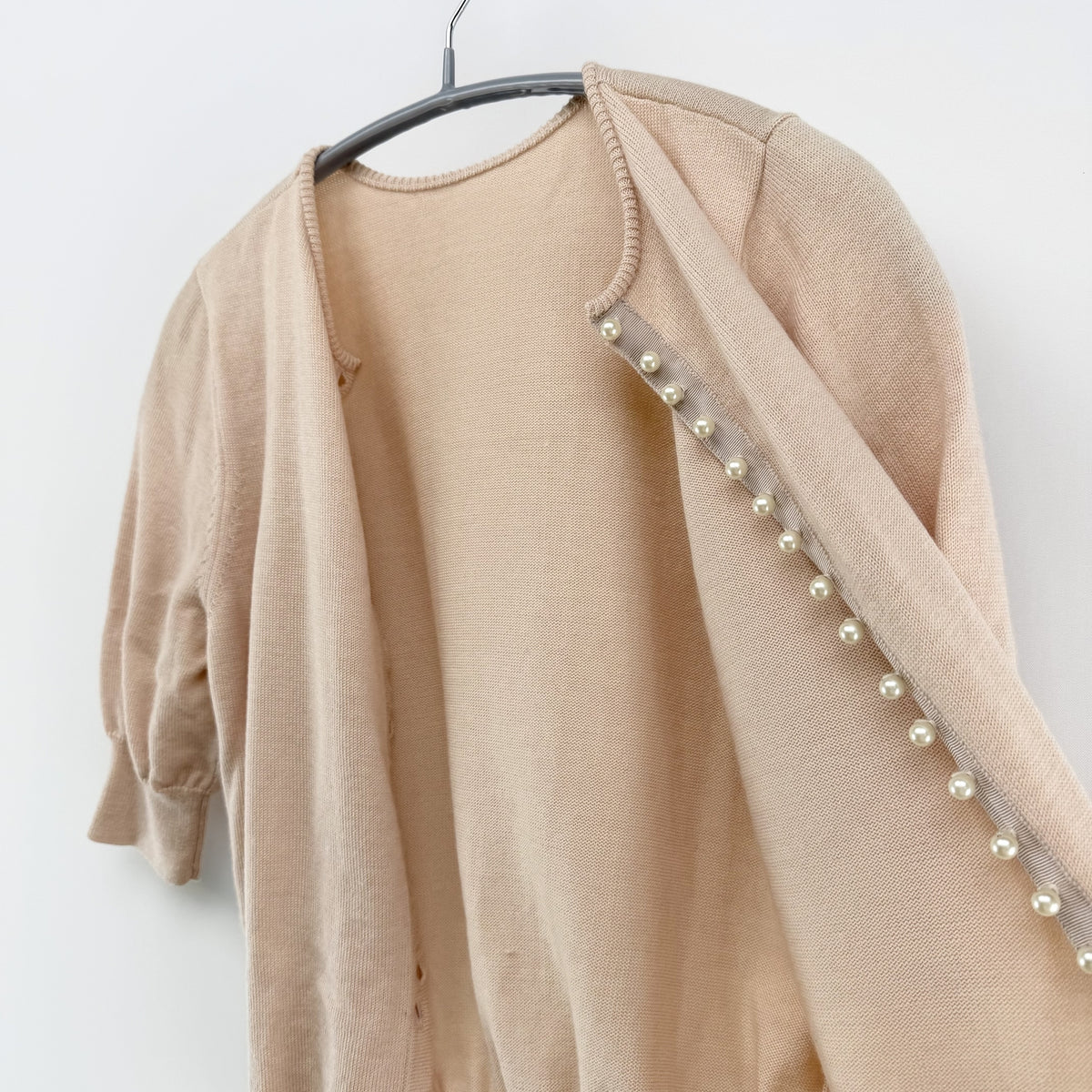 【美品】Ballsey カーディガン ベージュ Sサイズ【クリーニング発送】