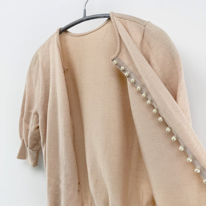 【美品】Ballsey カーディガン ベージュ Sサイズ【クリーニング発送】