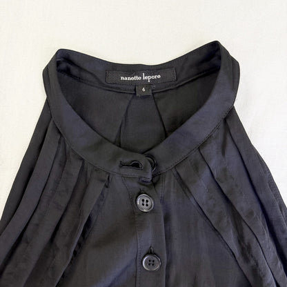 【美品】Nanette Lepore ワンピース ブラック 4サイズ【クリーニング発送】
