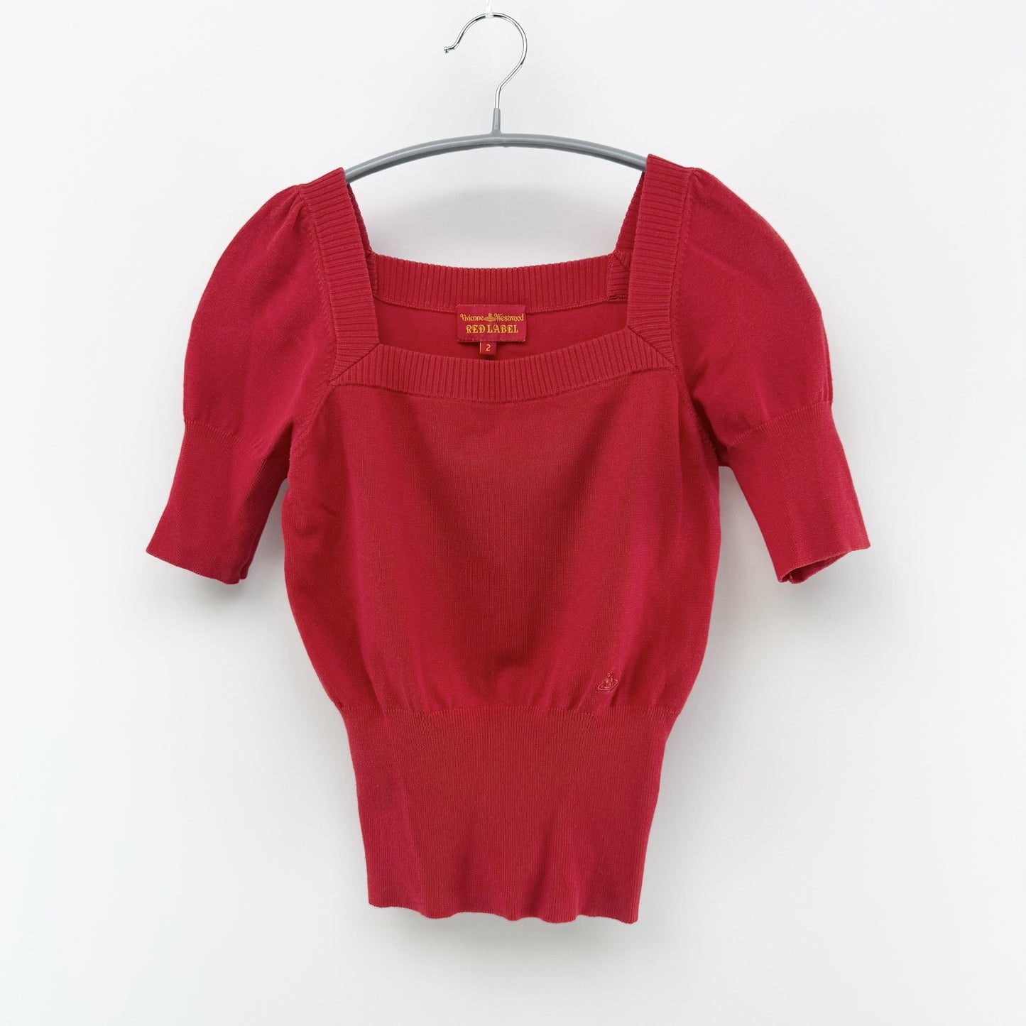 【美品】Vivienne Westwood セーター レッド 2サイズ【クリーニング発送】