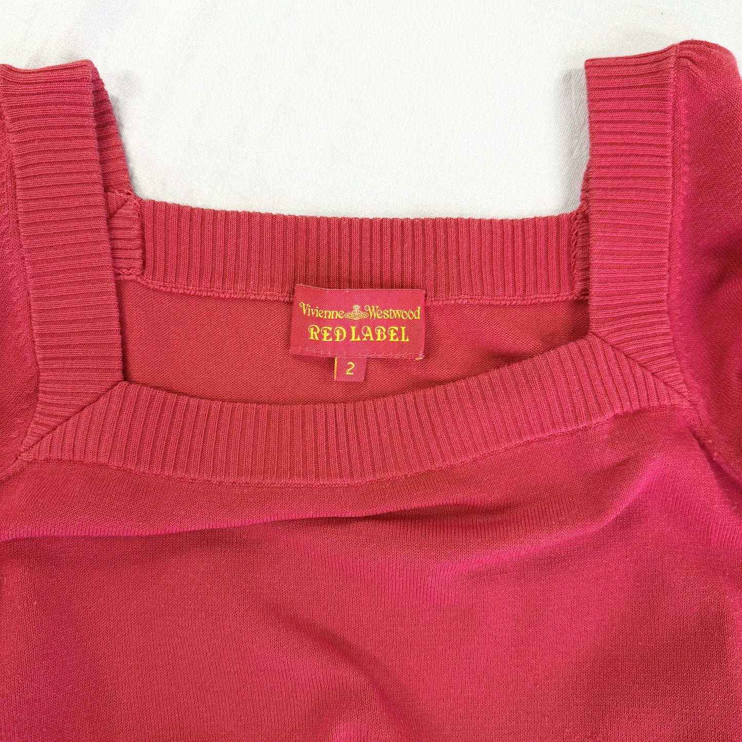 【美品】Vivienne Westwood セーター レッド 2サイズ【クリーニング発送】