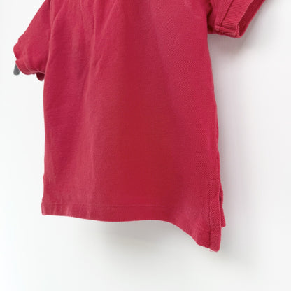 【美品】POLO RALPH LAUREN 半袖ポロシャツ レッド 12Mサイズ【クリーニング発送】
