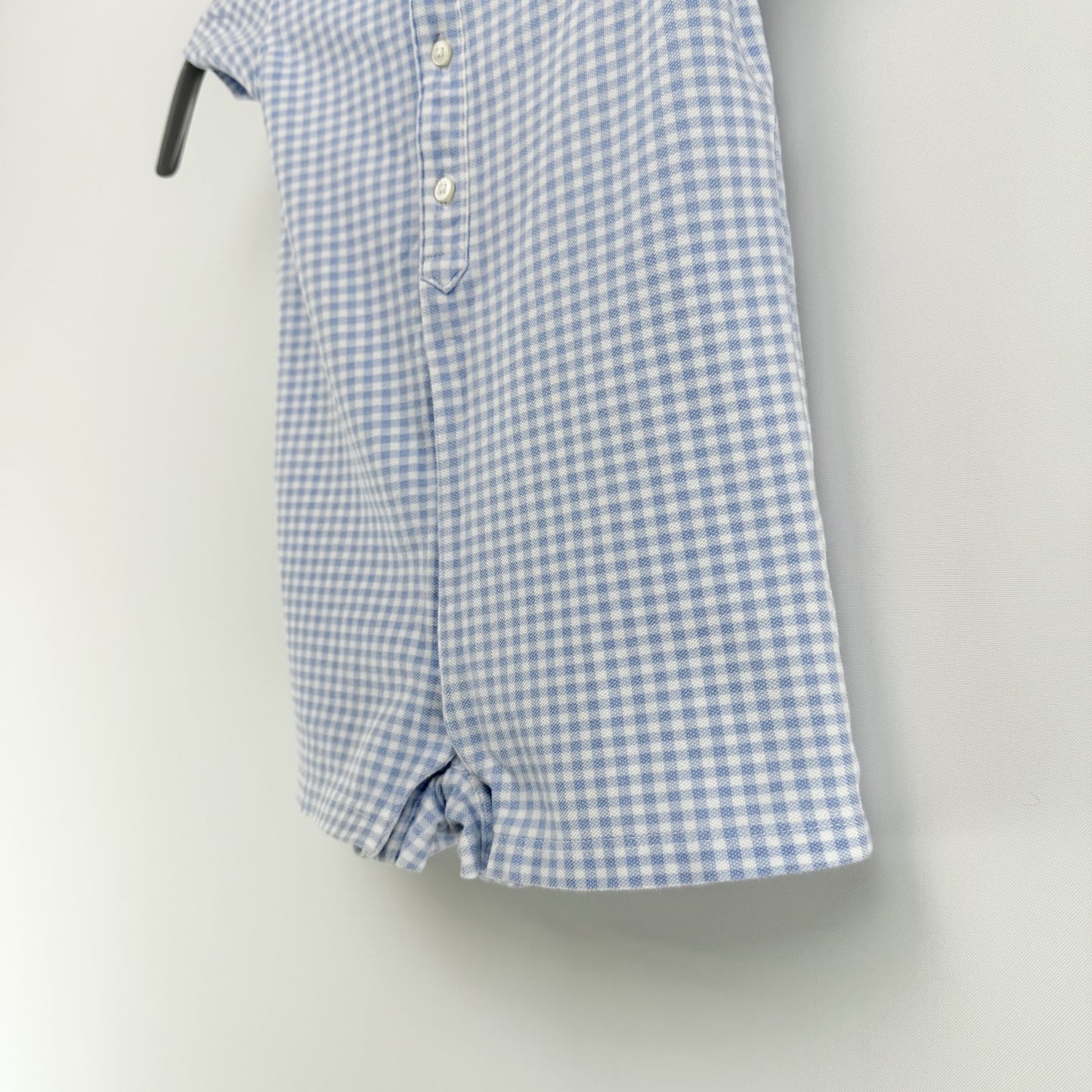 【美品】POLO RALPH LAUREN ロンパース ブルー 9Mサイズ【クリーニング後発送】