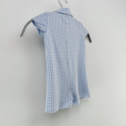 【美品】POLO RALPH LAUREN ロンパース ブルー 9Mサイズ【クリーニング後発送】