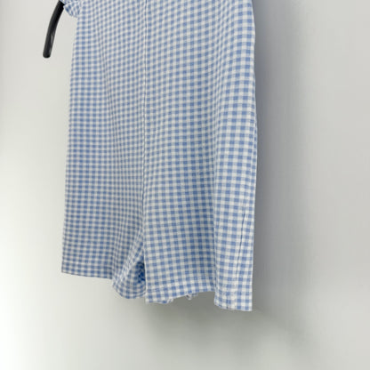 【美品】POLO RALPH LAUREN ロンパース ブルー 9Mサイズ【クリーニング後発送】