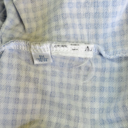 【美品】POLO RALPH LAUREN ロンパース ブルー 9Mサイズ【クリーニング後発送】