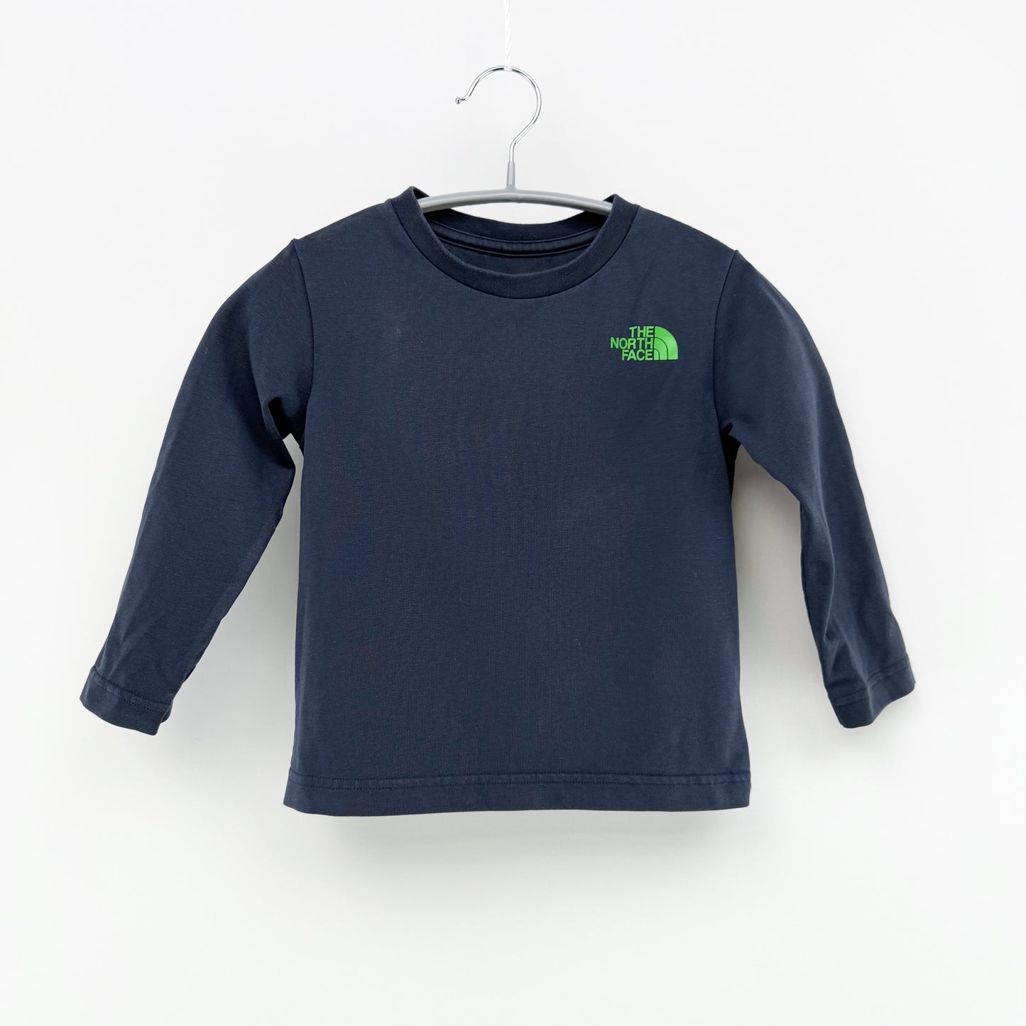 【美品】THE NORTH FACE 長袖カットソー ネイビー 100サイズ【クリーニング発送】